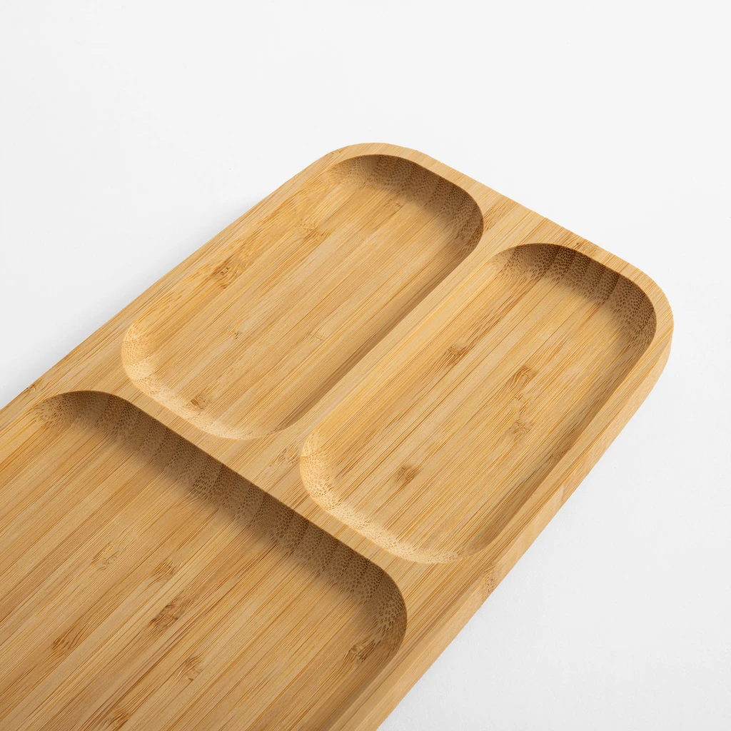 Bambusový servírovací tanier 39x16 cm