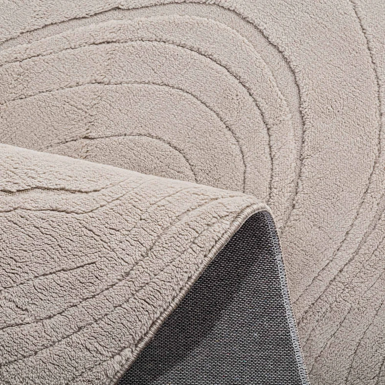 Moderný koberec ACTION, béžový, 80x150 cm