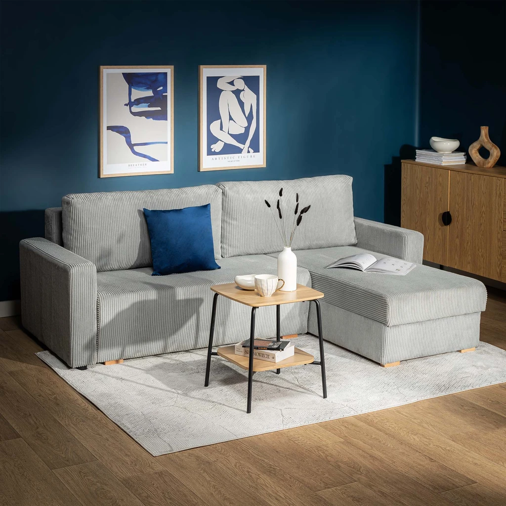 Moderná maľba WATER COBALT 50x70 cm