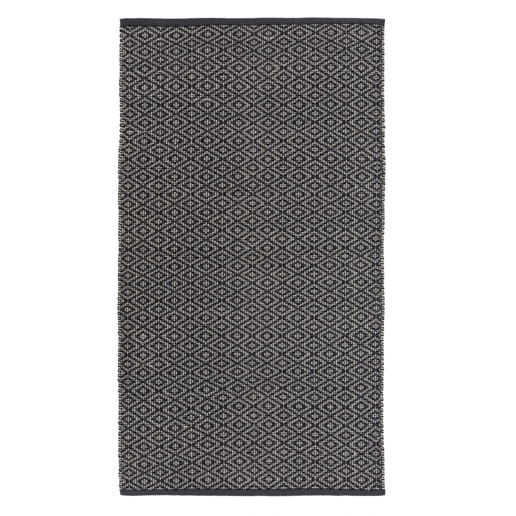 Čierny koberec do predsiene OREBO 80x150 cm