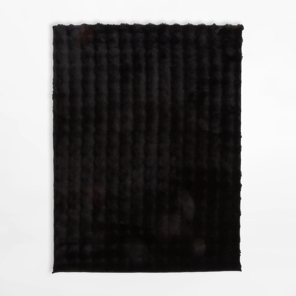 Moderný koberec MODESTO, čierny, 120x160 cm