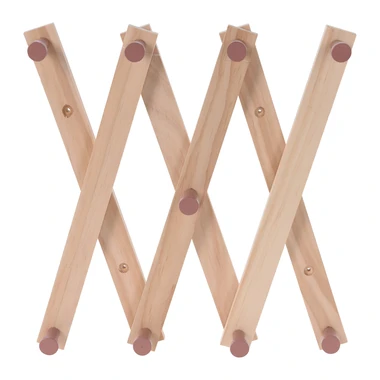 Drevený vešiak do predsiene 12,5x31,5 cm MIX