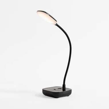 Stolná LED lampa 7W čierna nabíjanie cez USB