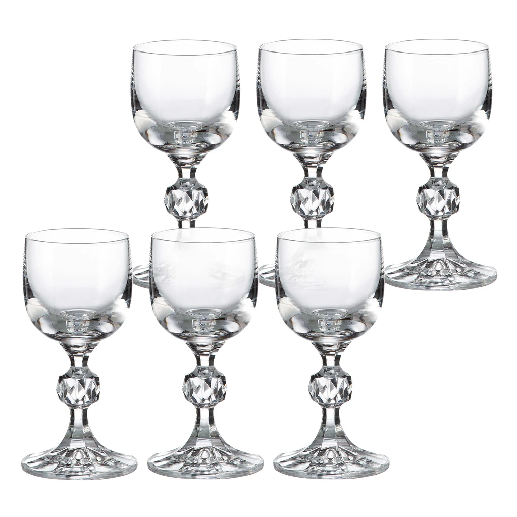 Sada 6 pohárov na likér STERNA