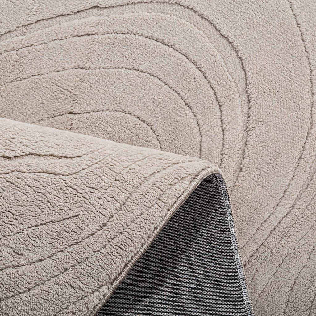 Moderný koberec ACTION, béžový, 80x150 cm