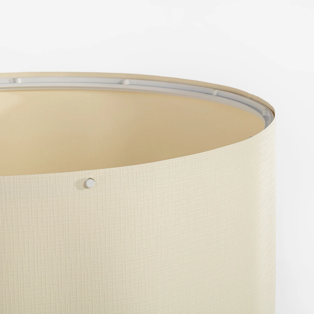 Stojacia lampa PIKO trojnohá bambusová krémová