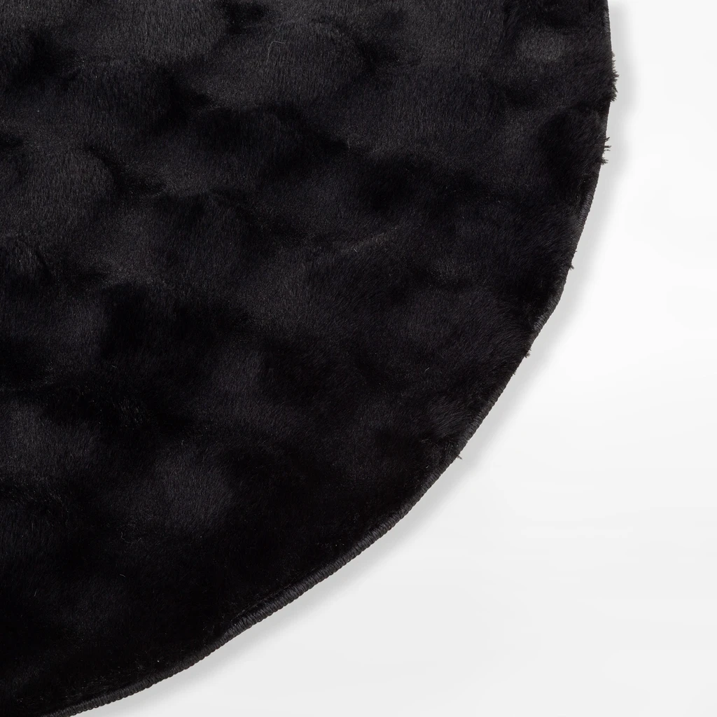 Moderný koberec MODESTO, čierny, 120 cm