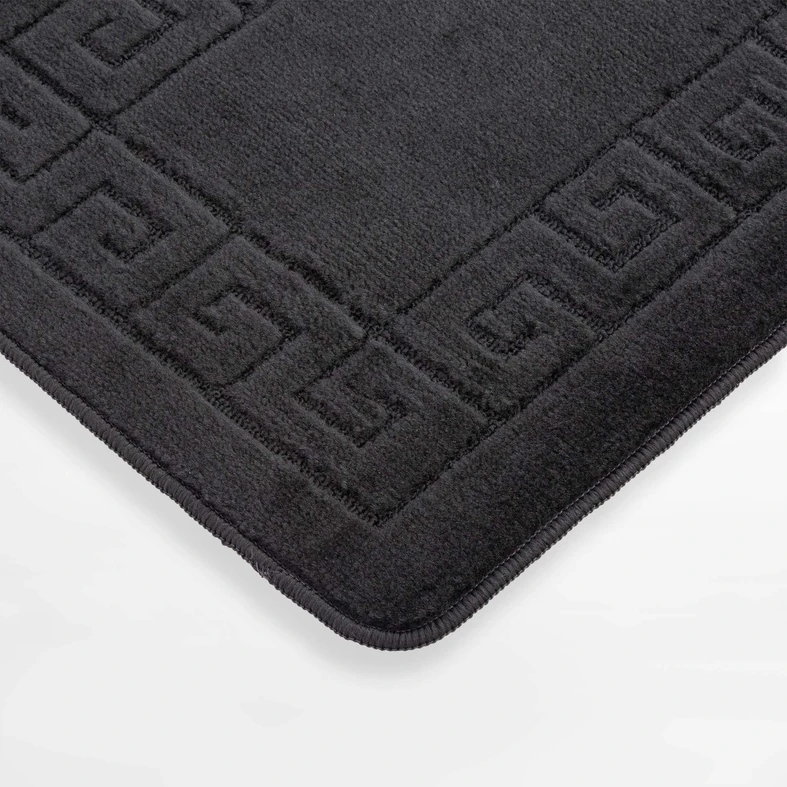 2 kúpeľňové predložky MELO - súprava, tmavosivá