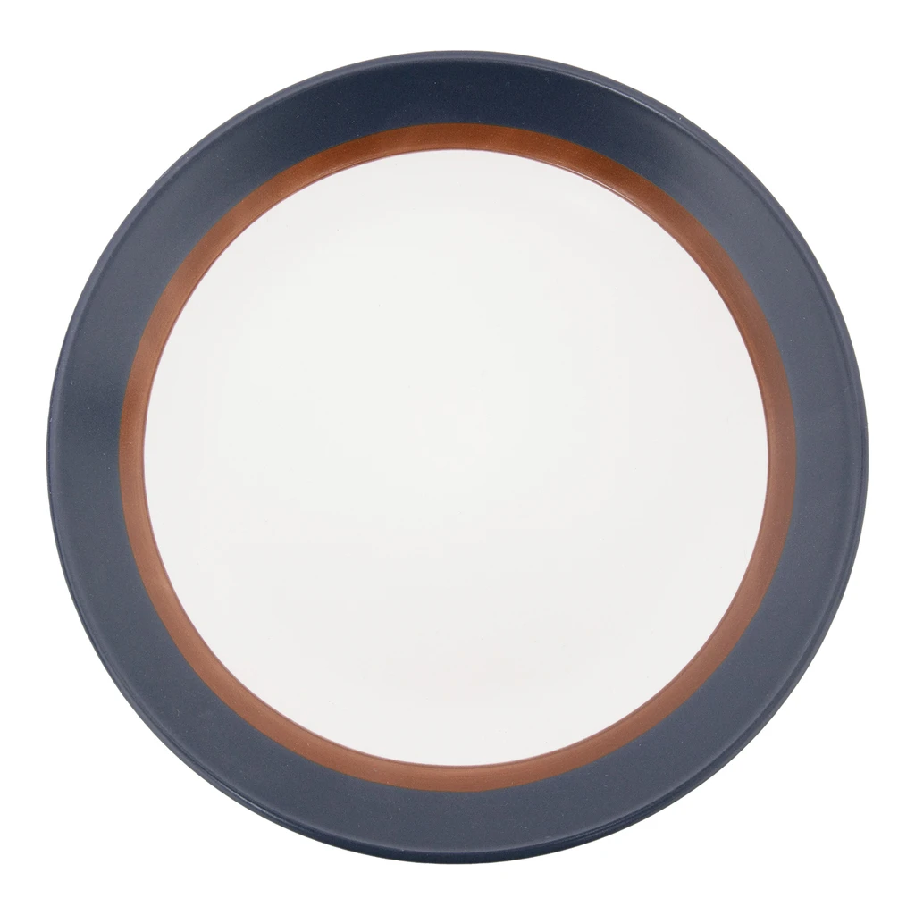 Dezertný tanier bielo-modrý MARINE 20 cm