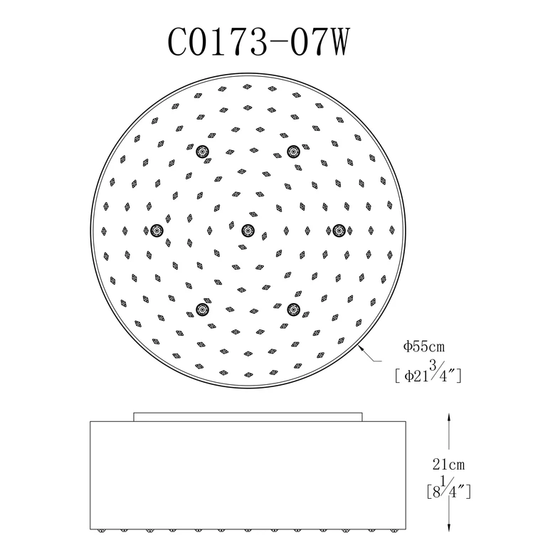 Stropné svietidlo BLINK C0173-07W