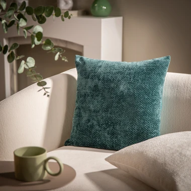 Dekoračná obliečka na vankúš tyrkysová CARMON 45x45 cm