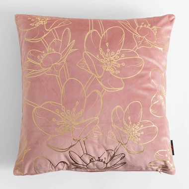 Obliečka na vankúš v ružovej farbe CASILA 45x45 cm