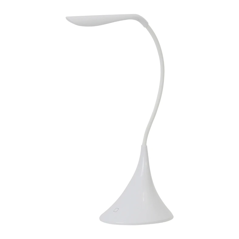 Stolná lampa LED PDL04W USB biela