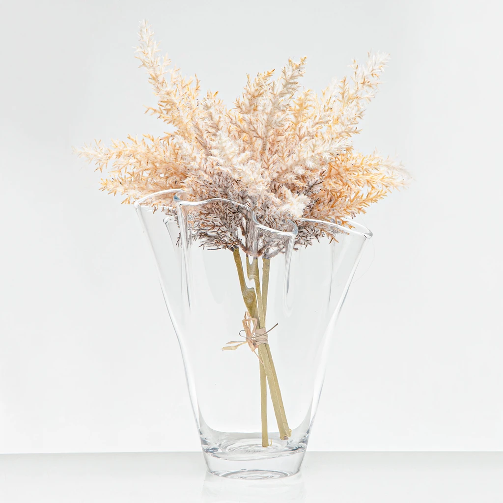 Váza s volánikom 25x18 cm