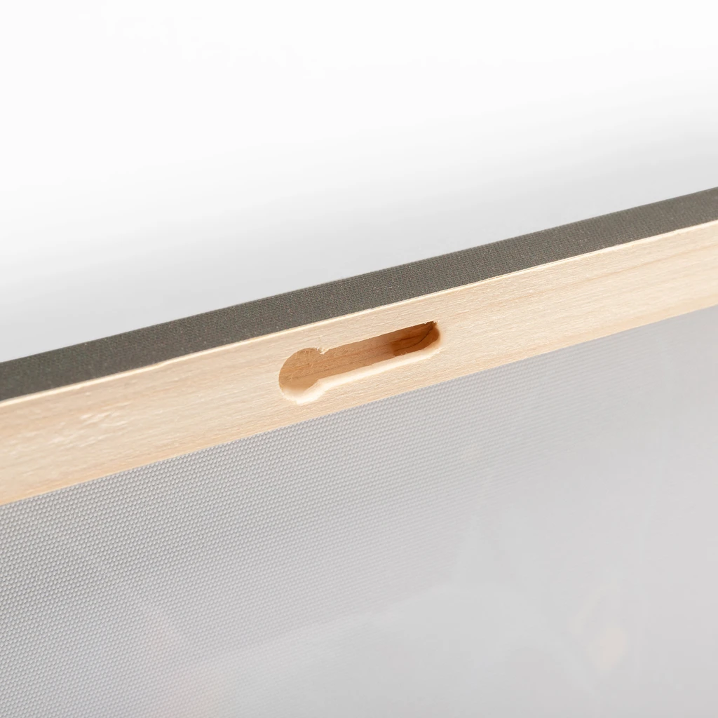 Mały obraz na grafiką pieska na czarnym tle