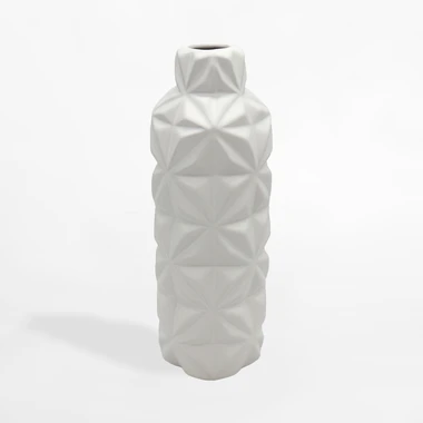 Moderná biela váza 35 cm