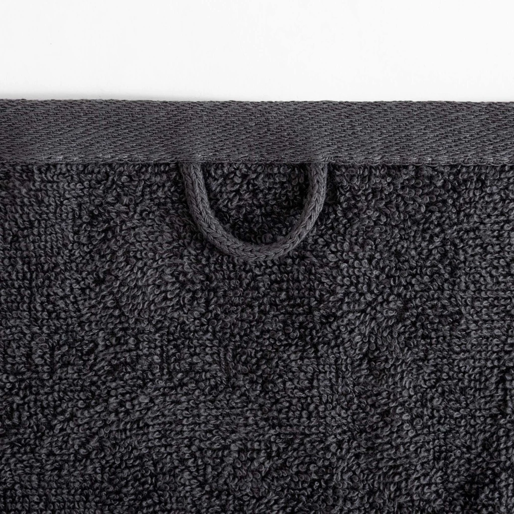 Súprava 2 uterákov strieborná/oceľová BLINK