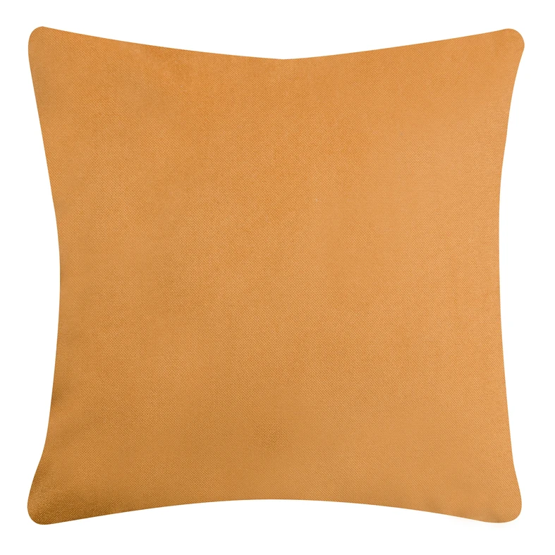 Bavlnená obliečka na vankúš horčicová RITA 45x45 cm