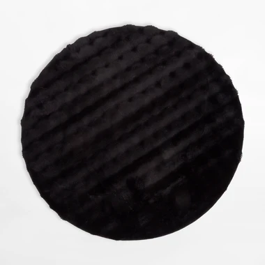 Moderný koberec MODESTO, čierny, 120 cm