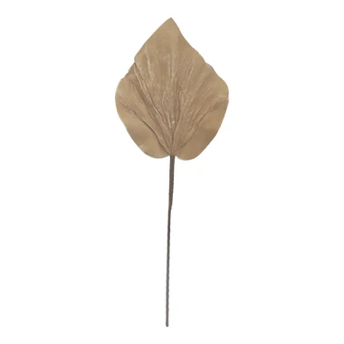 Umelý hnedý list 85 cm