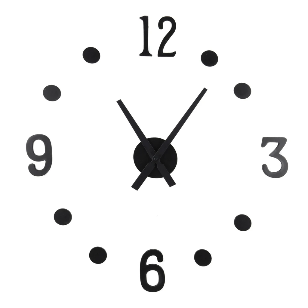 Nástenné hodiny čierne
