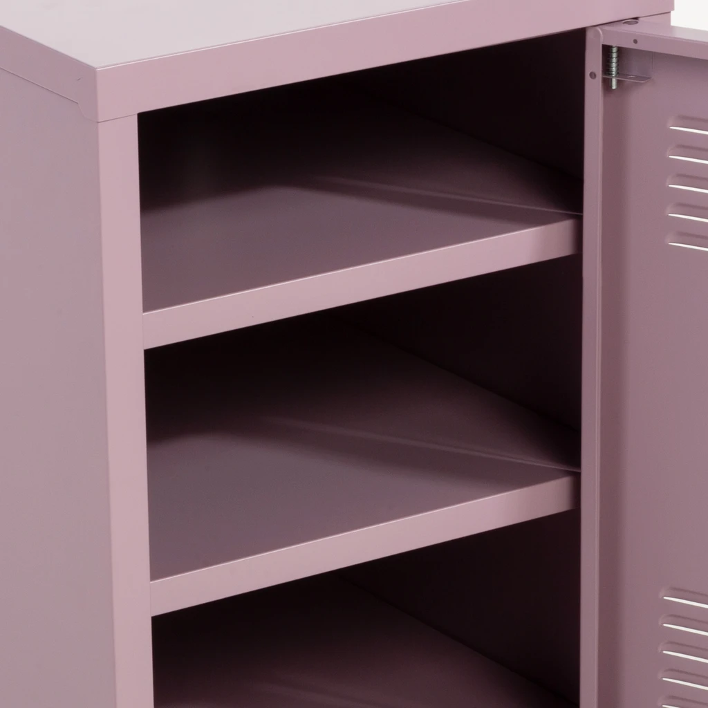 Nočný stolík SOLANS fialová