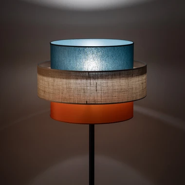 Stojacia lampa s farebným tienidlom TRIO JUTA