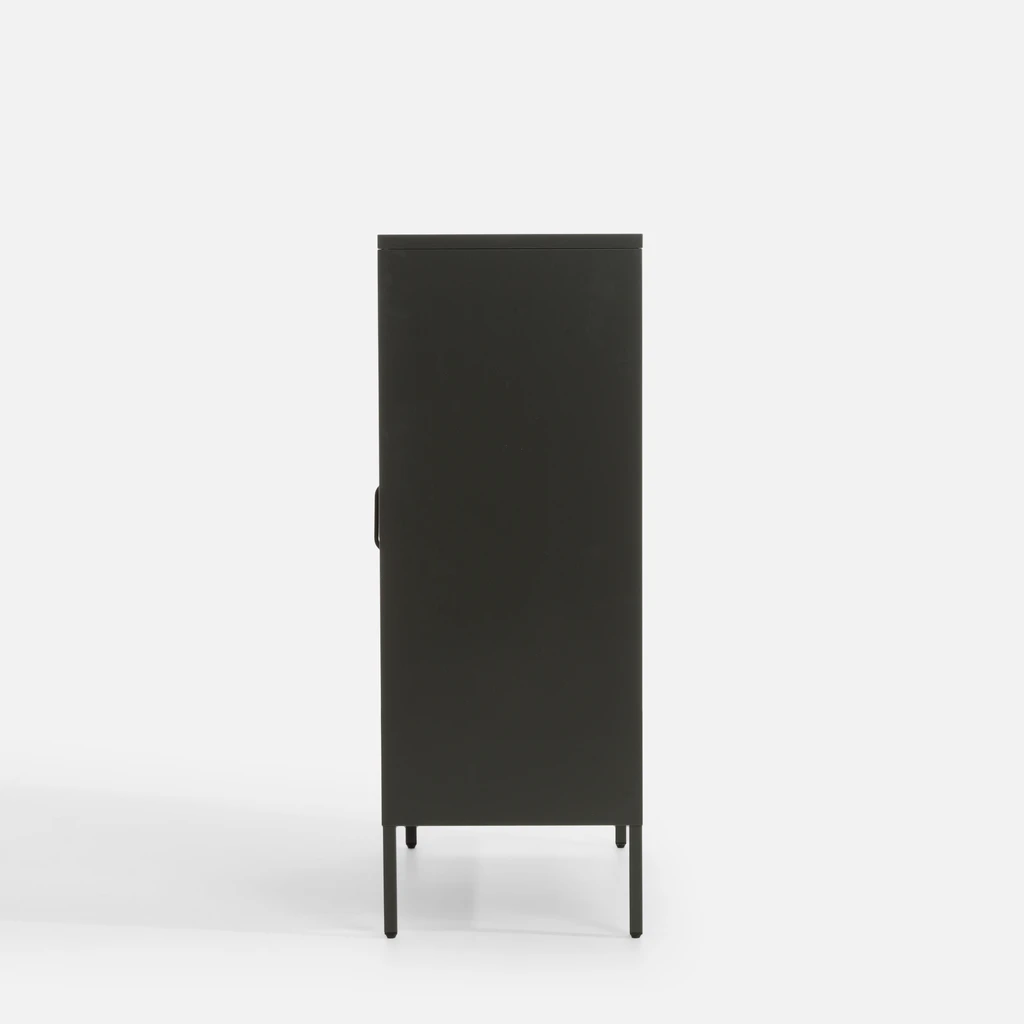 Kovová komoda čierna BLISFUL