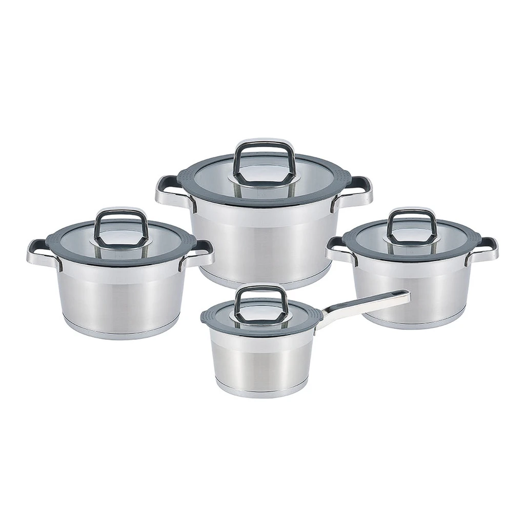 Sada 4 nerezových hrncov PLATINUM