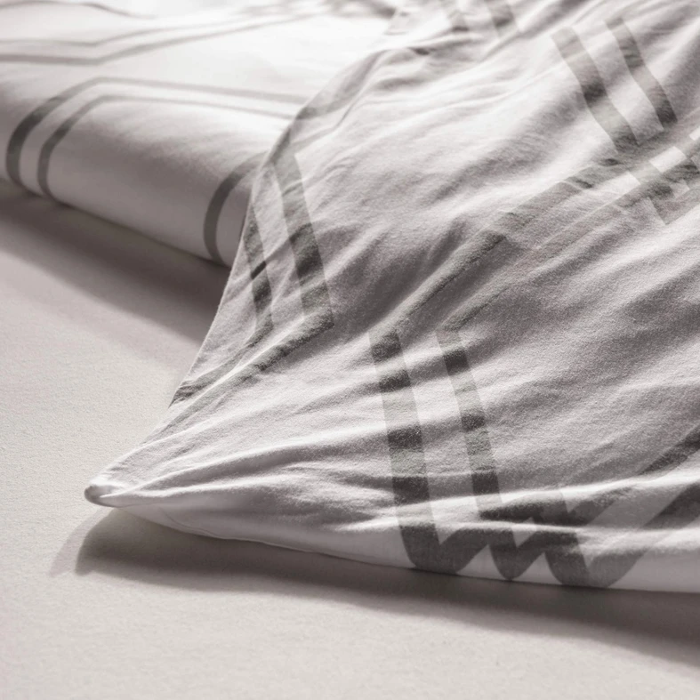 Geometrická bavlnená posteľná bielizeň JERSEYLOVE 160x200 cm