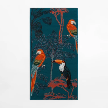 Koberec s papagájmi JUNGLE, 80x160 cm