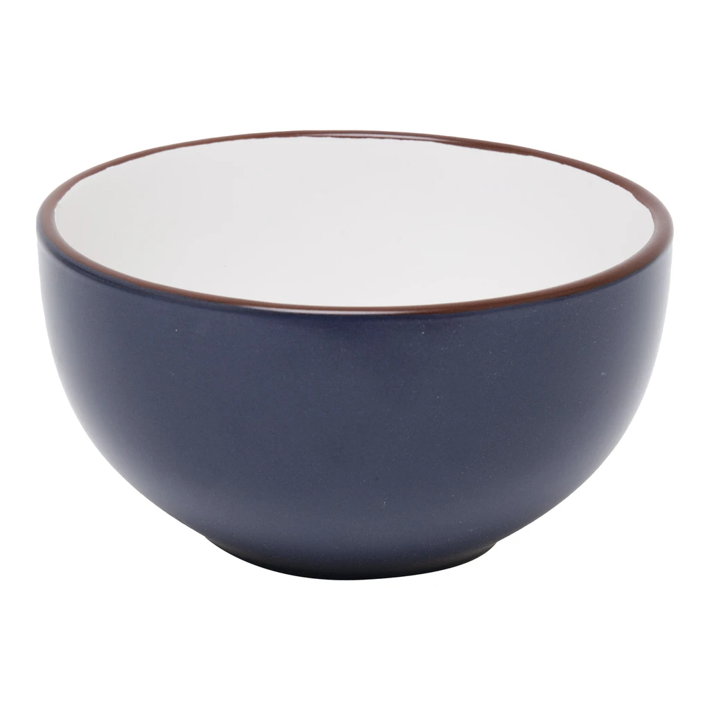 Miska hlboký tanier modro-biely MARINE 640 ml