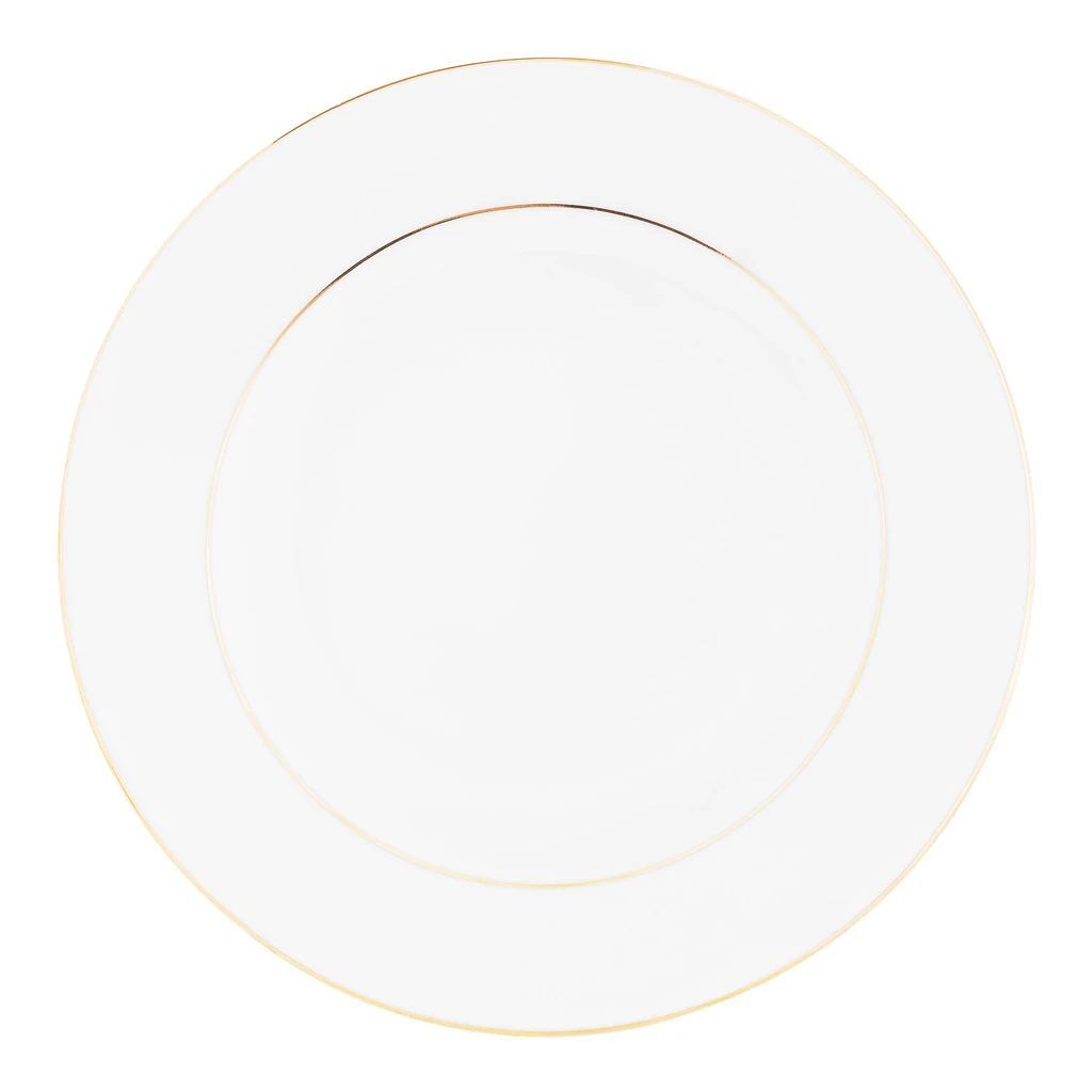 Dezertný tanier MARIA PAULA Zlatá línia 20 cm