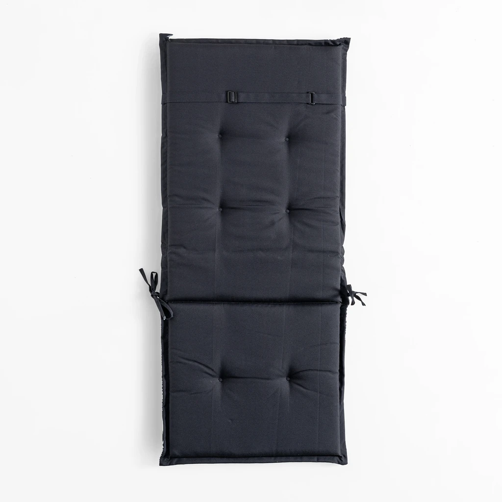 Vankúš na stoličku čierny SAMBA, 50x118 cm