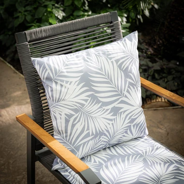 Vankúš na stoličku sivý SAMBA, 40x40 cm