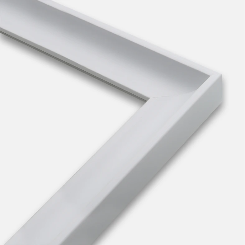 Biała rama z lekkiego polistyrenu