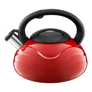 Plynový a indukčný čajník VELO červený 2,5 l