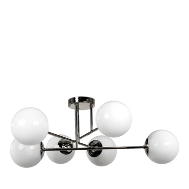 Stropné svietidlo gule chróm RICO 6