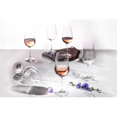 Súprava 6 pohárov goblet WATERFALL 550 ml