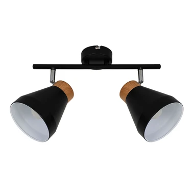 Stropné 2-bodové svietidlo, matná čierna HANDA