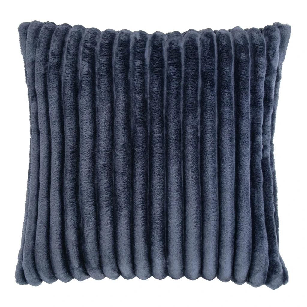 Dekoračný vankúš TILIA do obývačky, tmavomodrý 50x50 cm