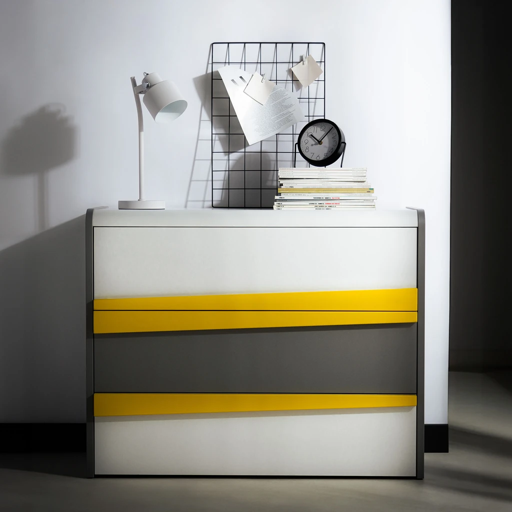 Stolná lampa DRACO s reflektorom biela chróm