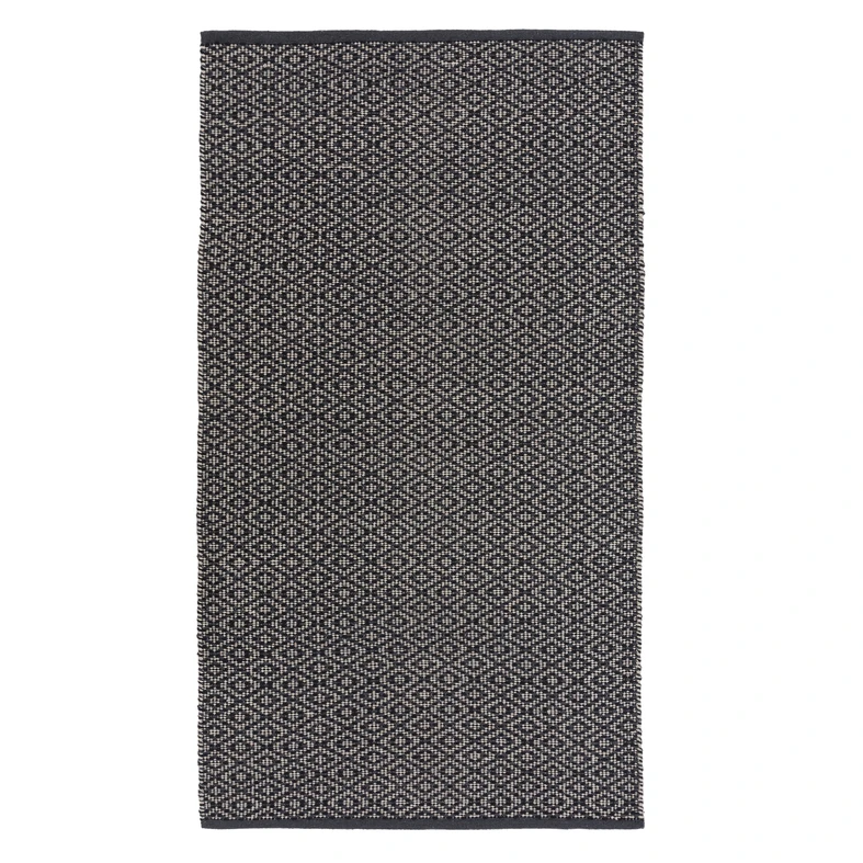Čierny koberec do predsiene OREBO 80x150 cm