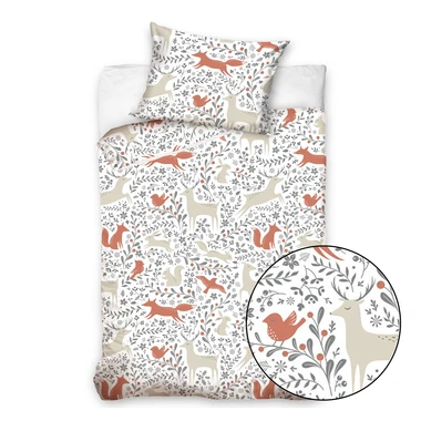 Obliečky do postieľky ZVIERATKA 90x120 cm