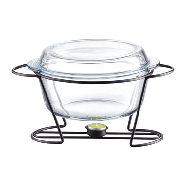 Žiaruvzdorná nádoba s ohrievačom 4l