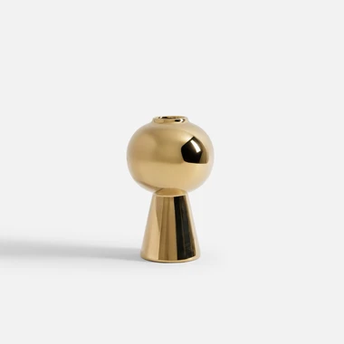 Moderná váza zlatá 25 cm