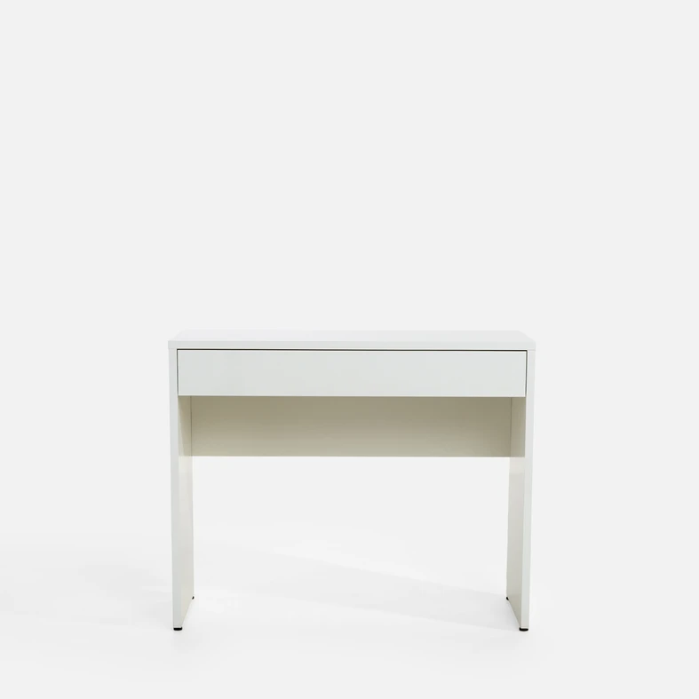 Konzola so zásuvkou ESPRESSO biela lesklá