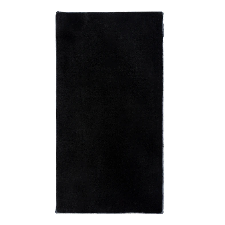 Koberec imitujúci kožušinu antracitový PLUSH 60x110 cm