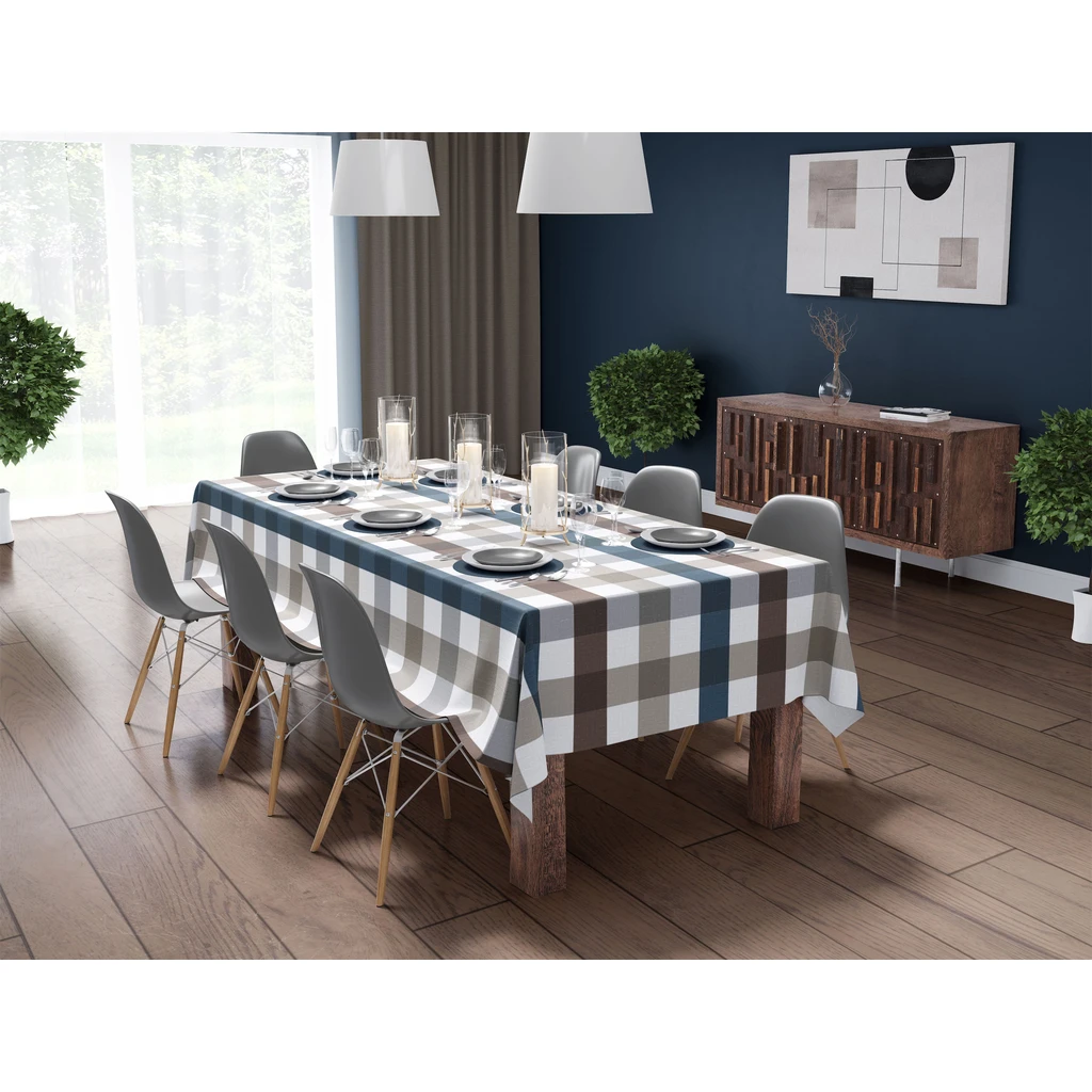 Károvaný obrus 110 x 160 cm