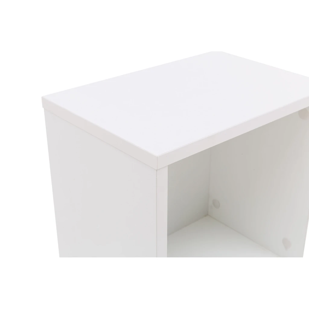 Závesná polica štvorcová biela MODERN